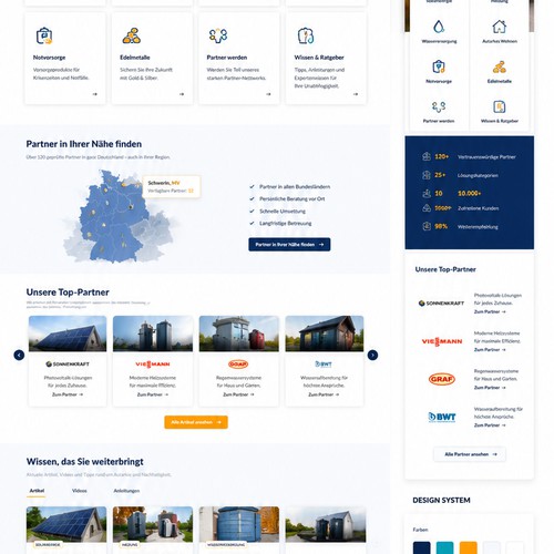 Autarkie-MV – Renewable Energy Platform UI Design