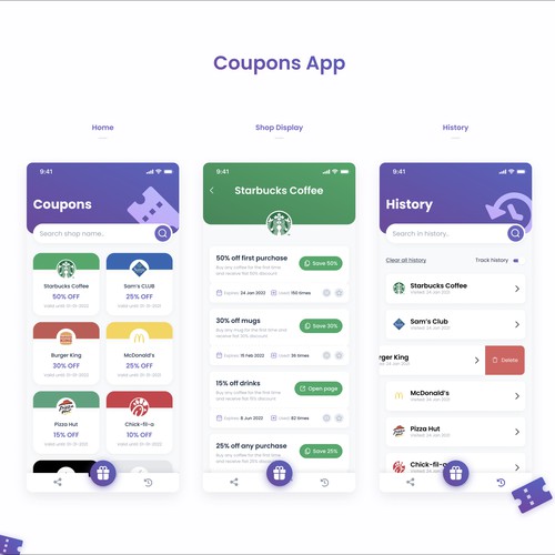 Coupons App