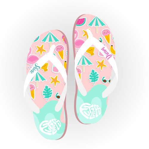 Slippers Design for a young Girl
