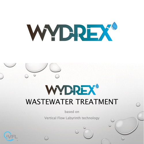 Logo concept for wastewater treatment company. 