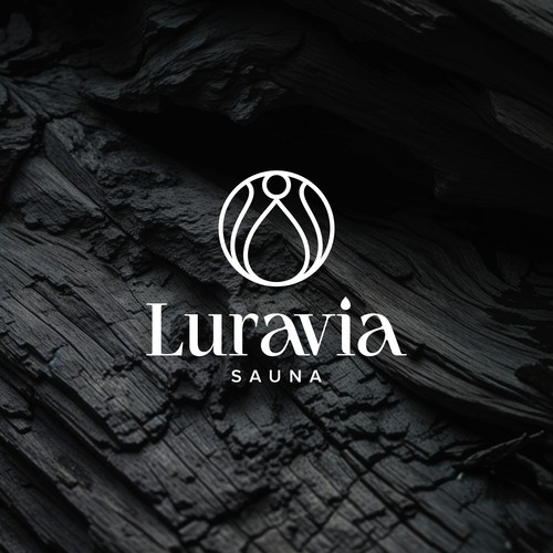 Logo design concept for Luravia Sauna
