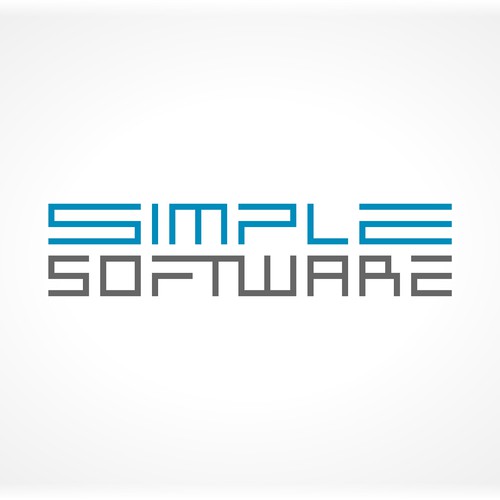 Create a playful, simple logo for a software company.