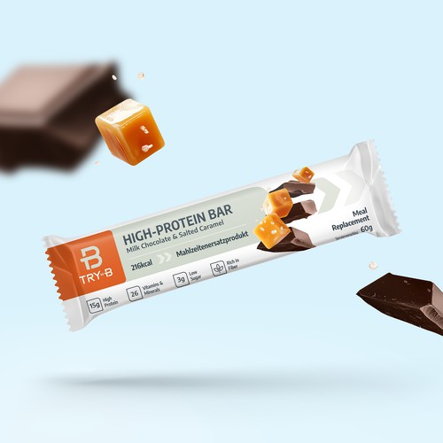 Try-B High-Protein Bars Packaging