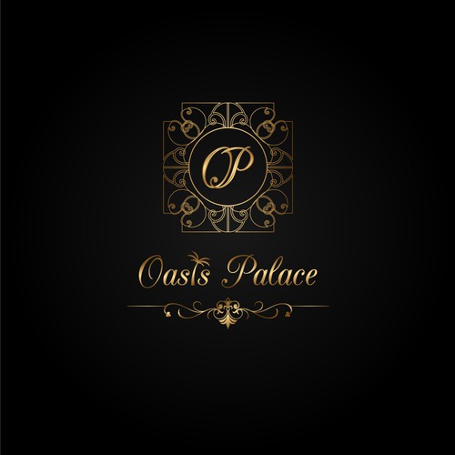 Elegant logo for Oasis Palace