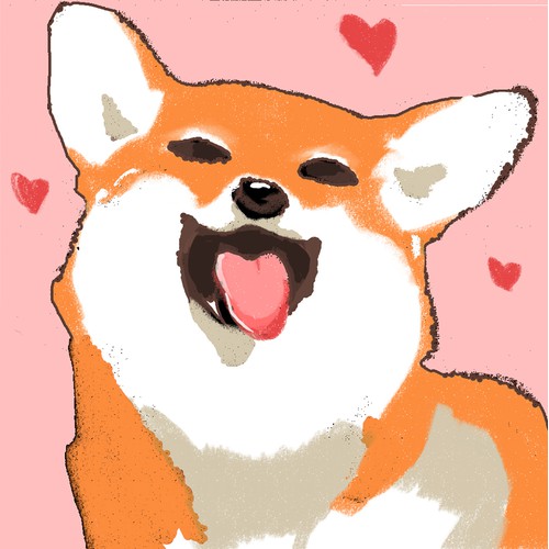 corgi illustration