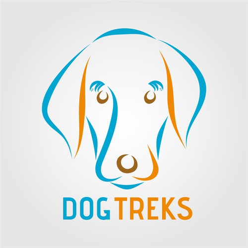 Create a logo for a fun and Modern Dog walking business!