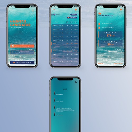 App UI design concept