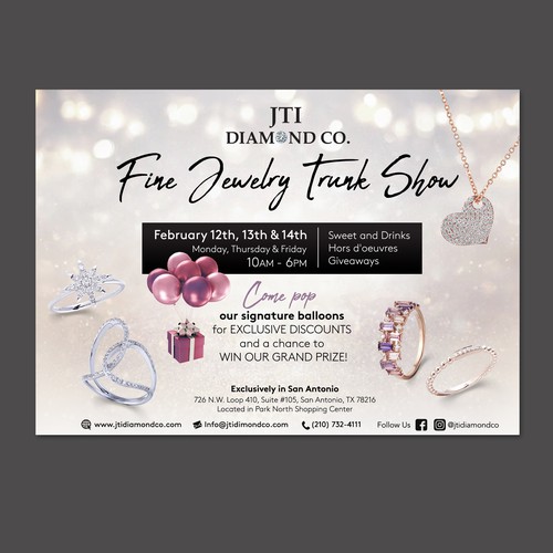 Jewelry Trunk Show Event Flyer