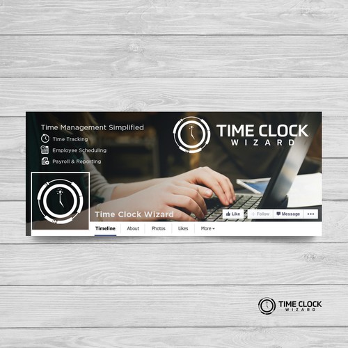 Time Clock facebook banner