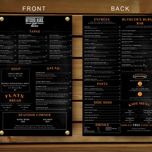 food menu 2