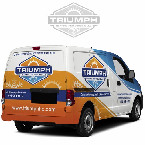 Van Wrapfor TRIUMPH Heating and Cooling