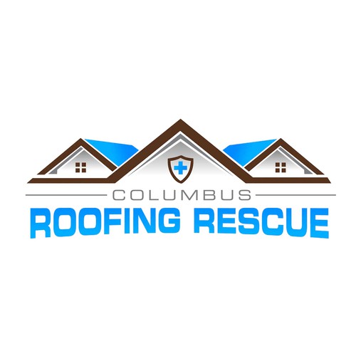 COLUMBUS ROOFING RESCUE || Logo Design