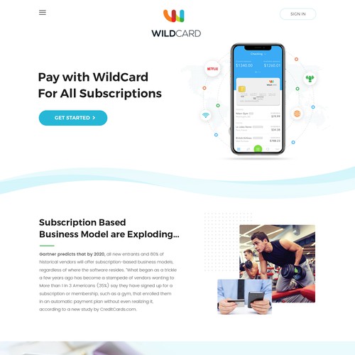 WildCard Landing page