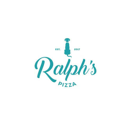 Logo for 'Gorgeous Ralph's Pizza' food truck