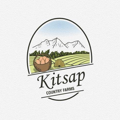 Eye catching and pleasing design for family run organic farm