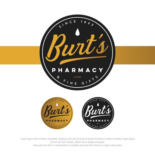 Bold logo for Burt's Pharmacy