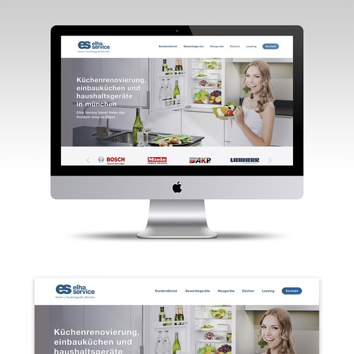 Web redesign for Elha-Service GmbH