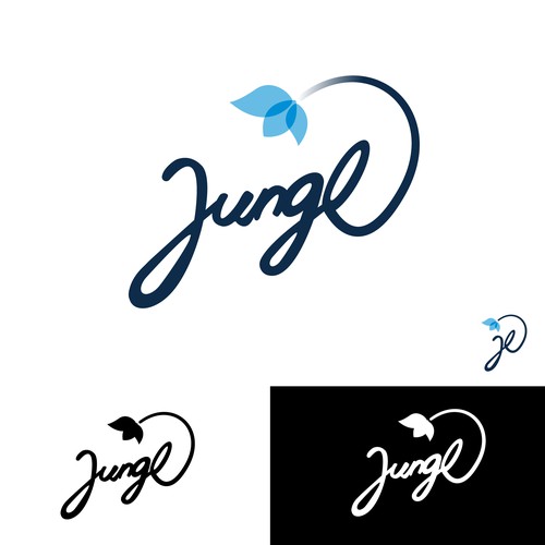 Digital and natural logo combination 
