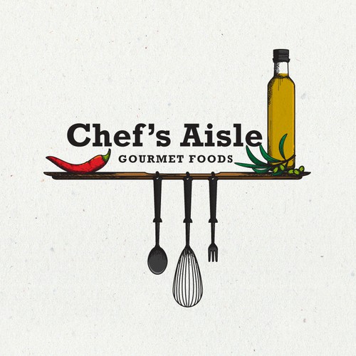 logo for chef's aisle