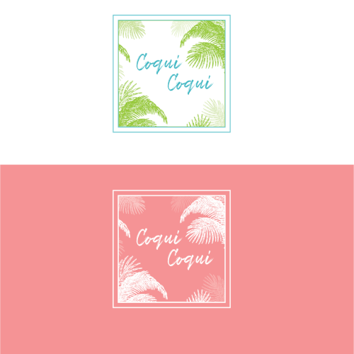 logo for a tropical house 