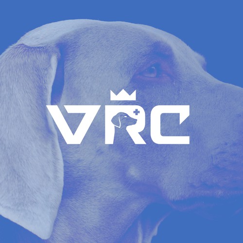 Professional and minimalistic logo featuring a specific dog silhouette in negative space.