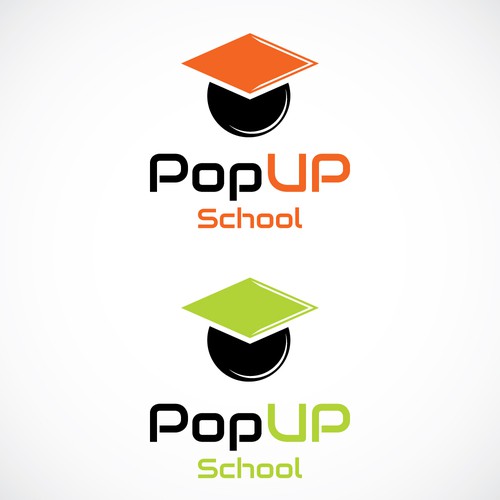 Popup School (workshops for adults) needs a funky logo