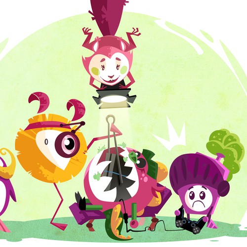 Create 5 Unique Mascots for Dingaling-a Free International Calling/Messaging App