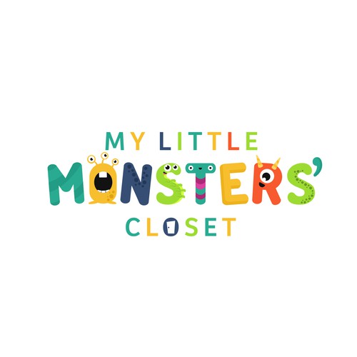 My Little Monsters Closet logo concept