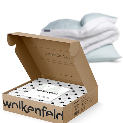 WOLKENFIELD - E-COMMERCE - Organic cardboard packaging design