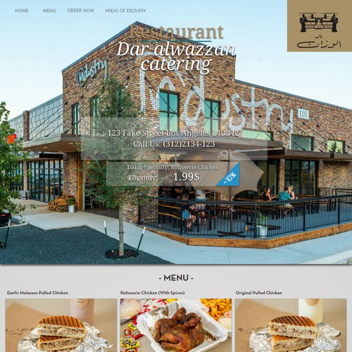 restaurant and catering site