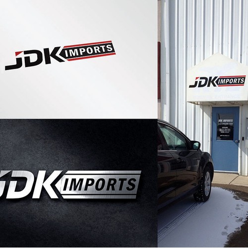 Create a logo for JDK Imports a used car dealership