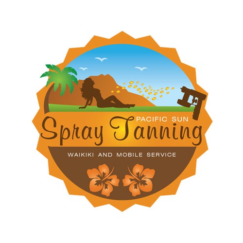 Create the next logo for Pacific Sun Spray Tanning 