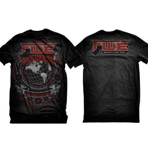 Wrestling T-shirt design & logo