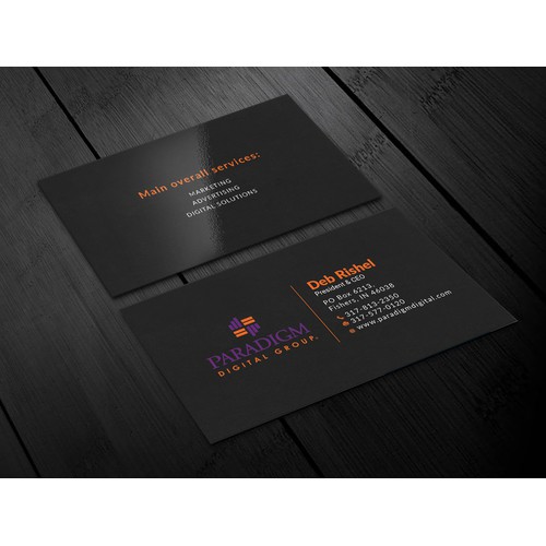 business card design