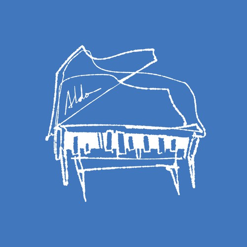 Simple Manual Line Piano T-shirt