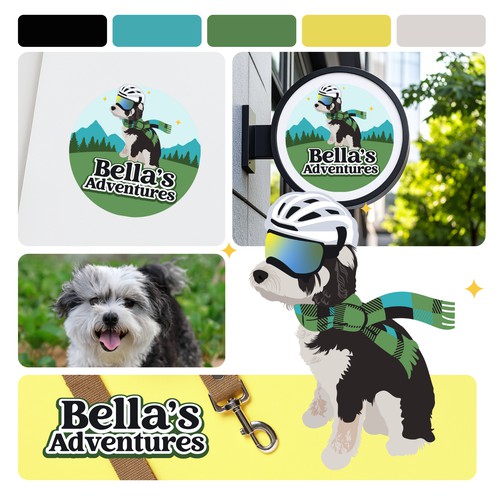 Dog Travel Vlog Logo Design