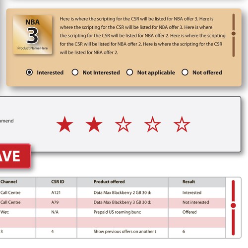 Simple One-Page Intranet Design