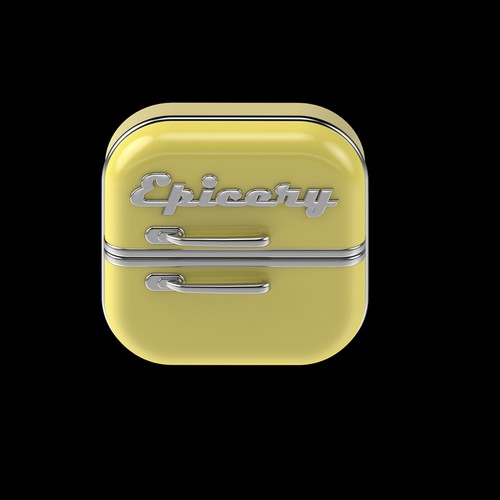 3D button logo