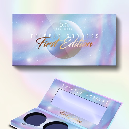 makeup highlighter palette packaging