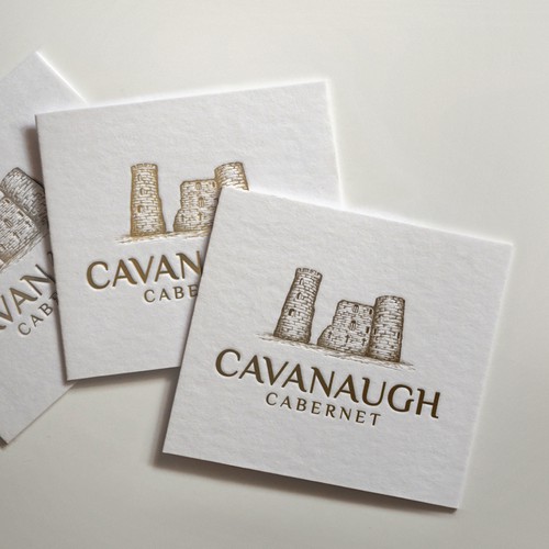 Hand drawn logo - CAVANAUGH CABERNET