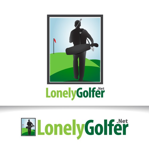 lonely golfer.net logo