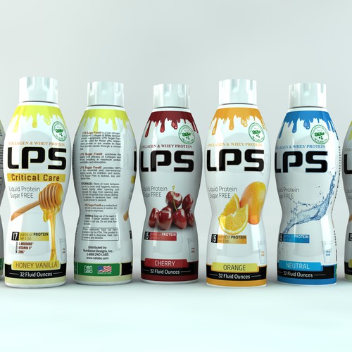 Shrink Sleeve labef For NutritionalDesigns Inc.