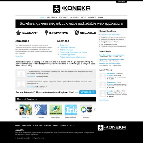 Koneka`s Black & White Homepage