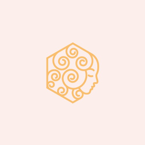 Modern line art logo concept done for a honey brand