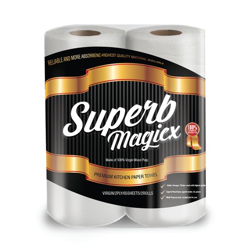 Create a SUPERB unique, special kitchen paper towel. *Attract buyers on first look* First Impression