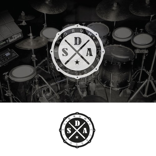 A Rocking Logo For Drum Accessories Company