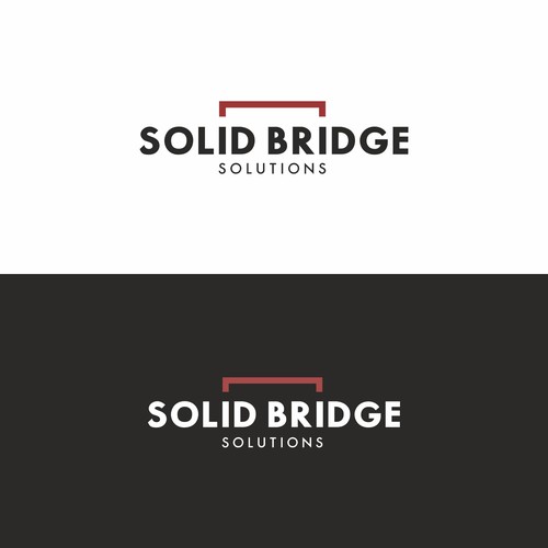 Logo concept for Solid Bridge solutions.