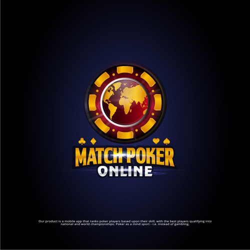 Logo Concept of Match Poker Online