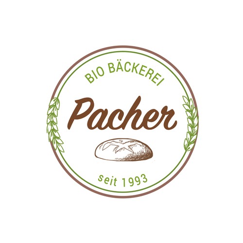Logo concept for a family owned organic bakery