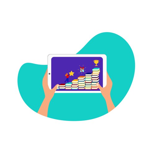 Illustration for educational platform